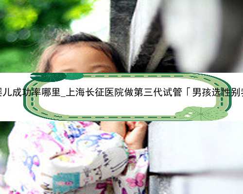 清远三代试管婴儿成功率哪里_上海长征医院做第三代试管「男孩选性别我们权